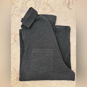 Vince Men’s Long Sleeve Shirt Charcoal w/ White Dots XXL